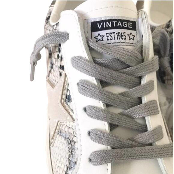 FINAL PRICE! Vintage Havana Bianca Snake Size 11.5 Snake Star Logo Shoes NEW - Picture 6 of 12